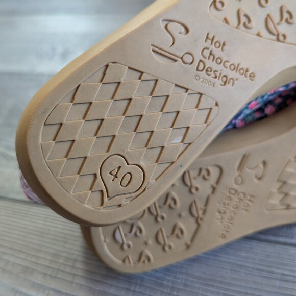 Hot Chocolate Designs Chocolaticas Women's Mary Jane Flat Shoes Rose Garden EU40 - Picture 11 of 14